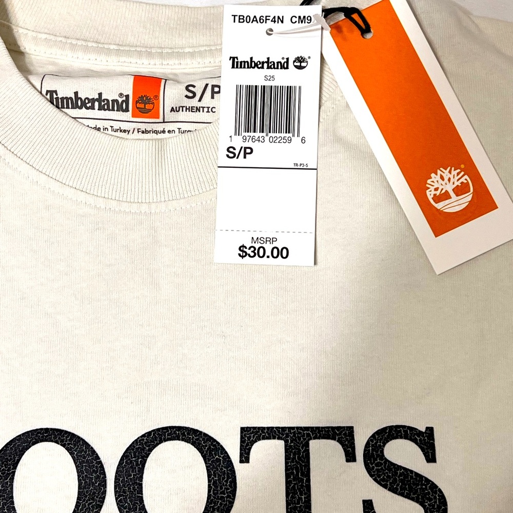 Timberland White Graphic T-Shirt